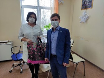 Алексей Сидоров посетил городскую поликлинику в поселке Елшанка